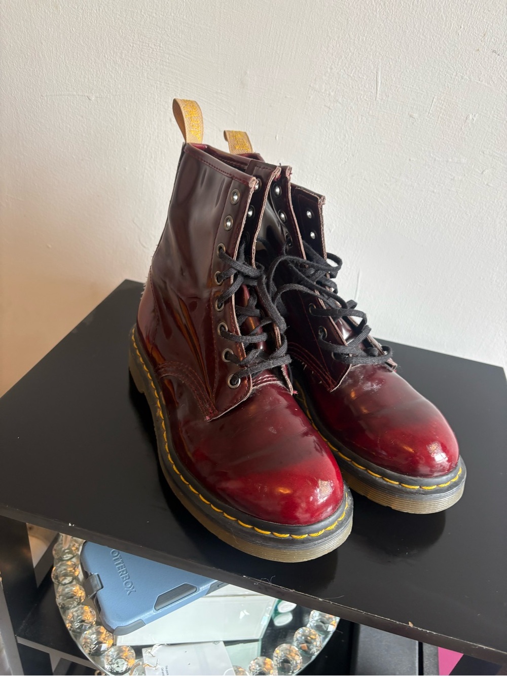 Cherry Red Patent Dr Martens